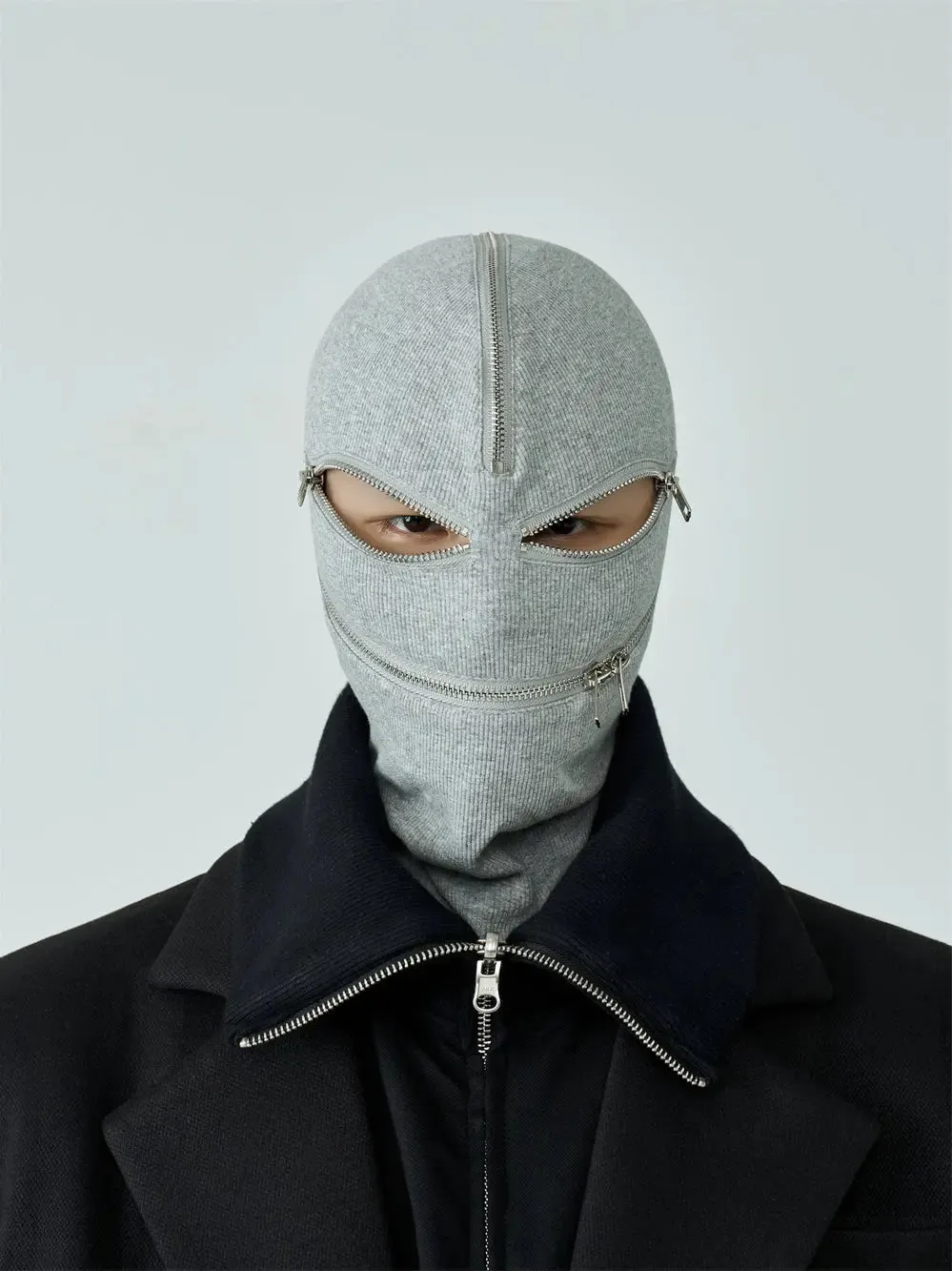 Knitted Zipper Face Mask
